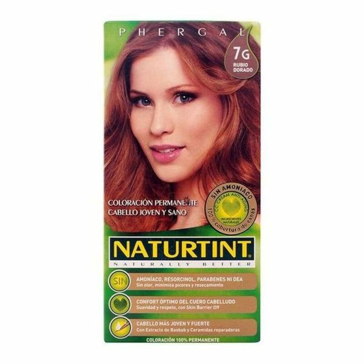 Färg utan ammoniak Naturtint Naturtint G Guldblond Nº 7g Rubio Dorado Nº 7g-Rubio Dorado 170 ml