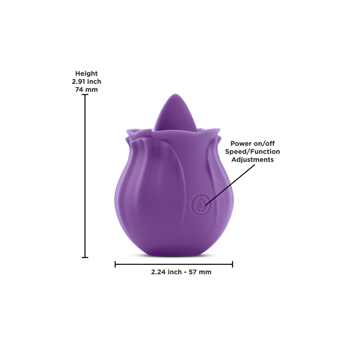 Massagemedel NS Novelties Inya Purpur - 3