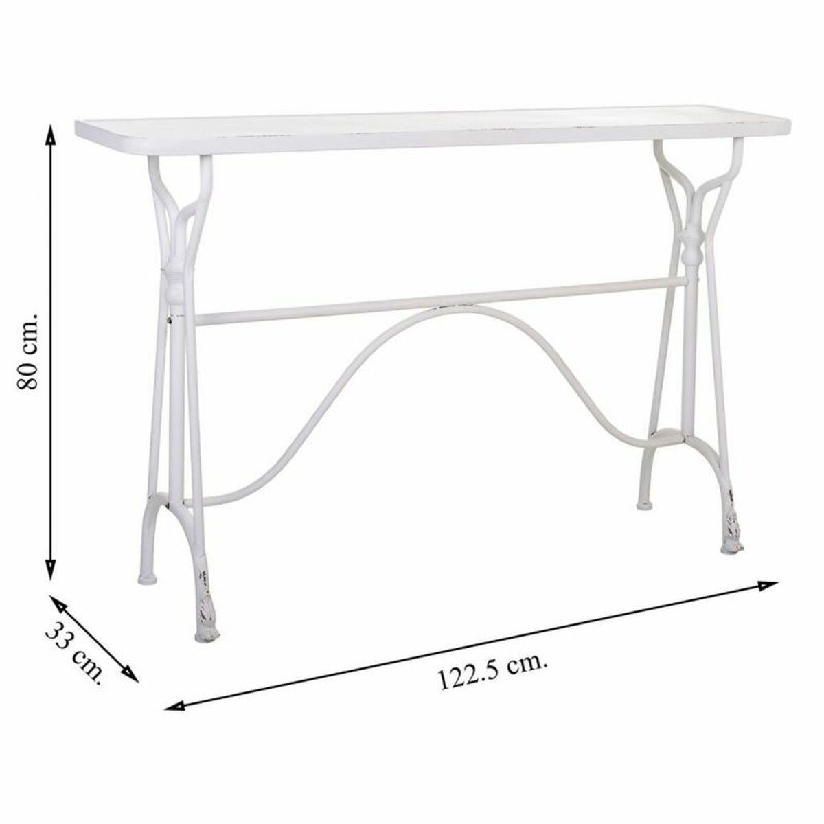 Mottagare Alexandra House Living Vit 33 x 80 x 122 cm - 8