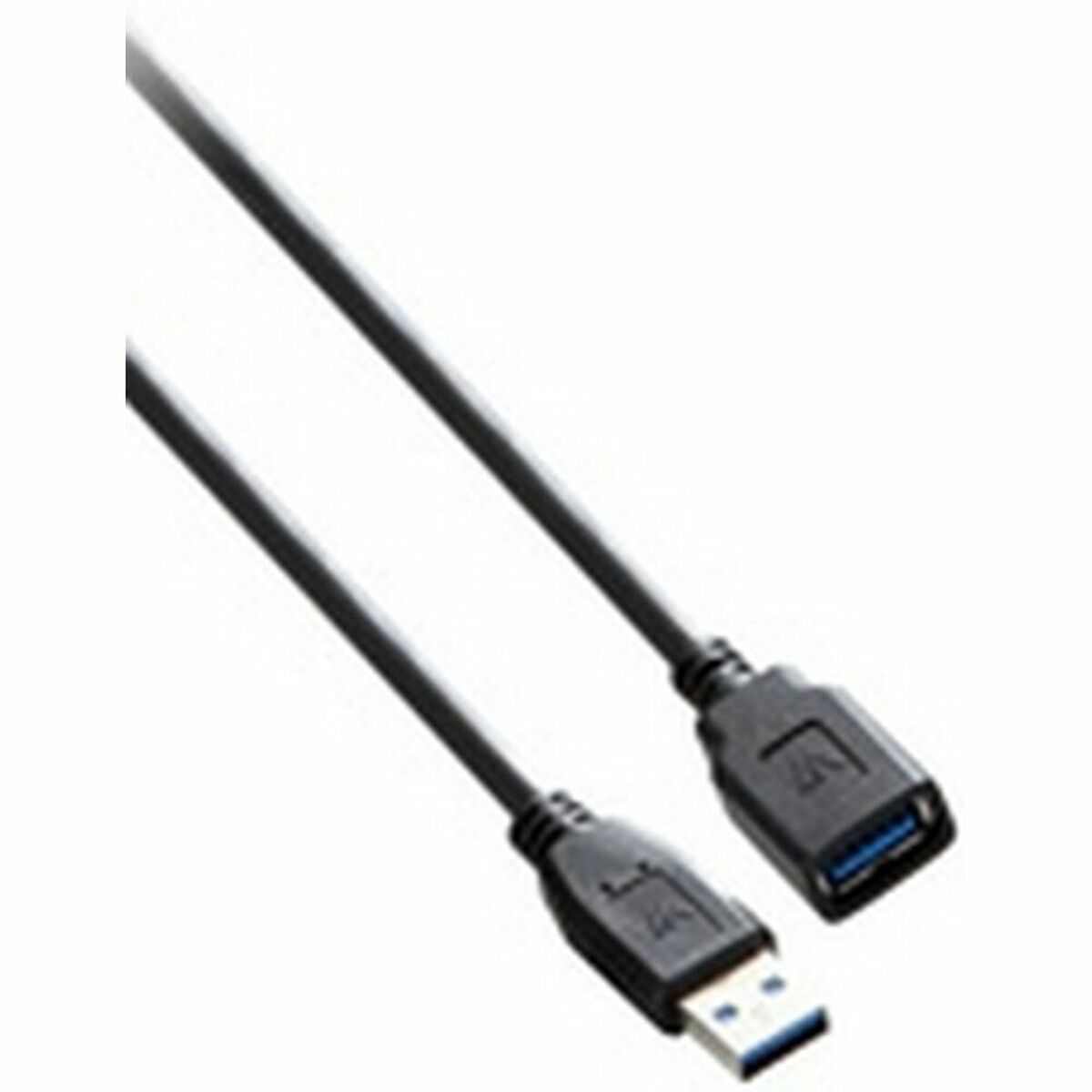 USB-kabel V7 V7E2USB3EXT-1.8M-2N Svart 1,8 m - 3