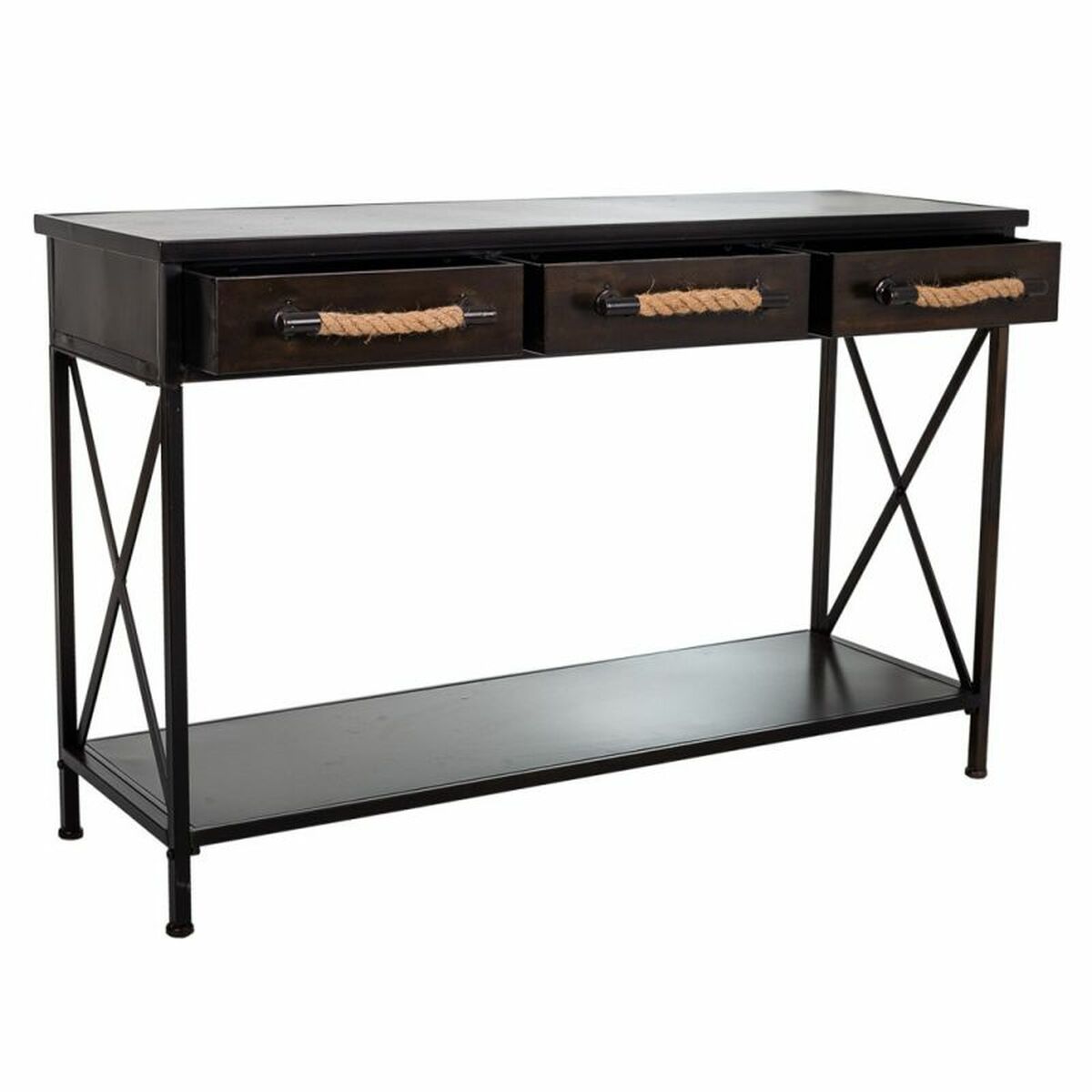 Mottagare Alexandra House Living Brun 42 x 81 x 125 cm - 4