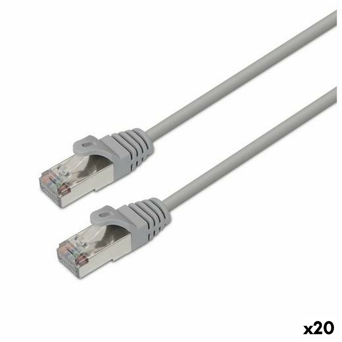 Nätkabel FTP Styv Kategori 6 Aisens Grå 20 m 20 antal