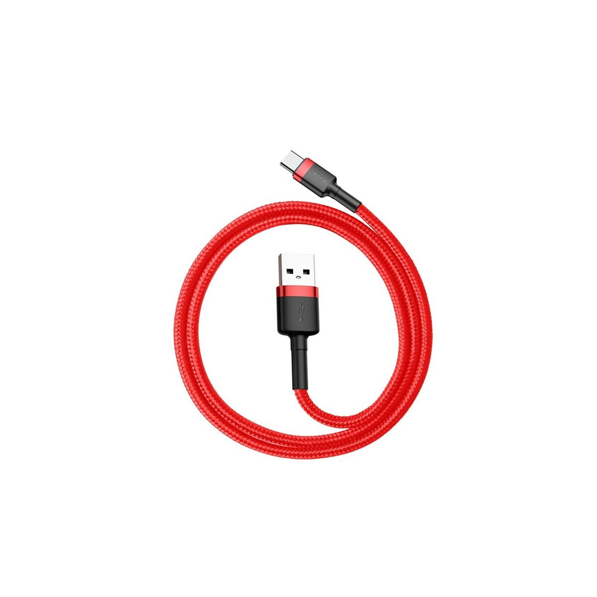 USB A till USB C Kabel Baseus CATKLF-A09 Röd 50 cm 0,5 m - 4