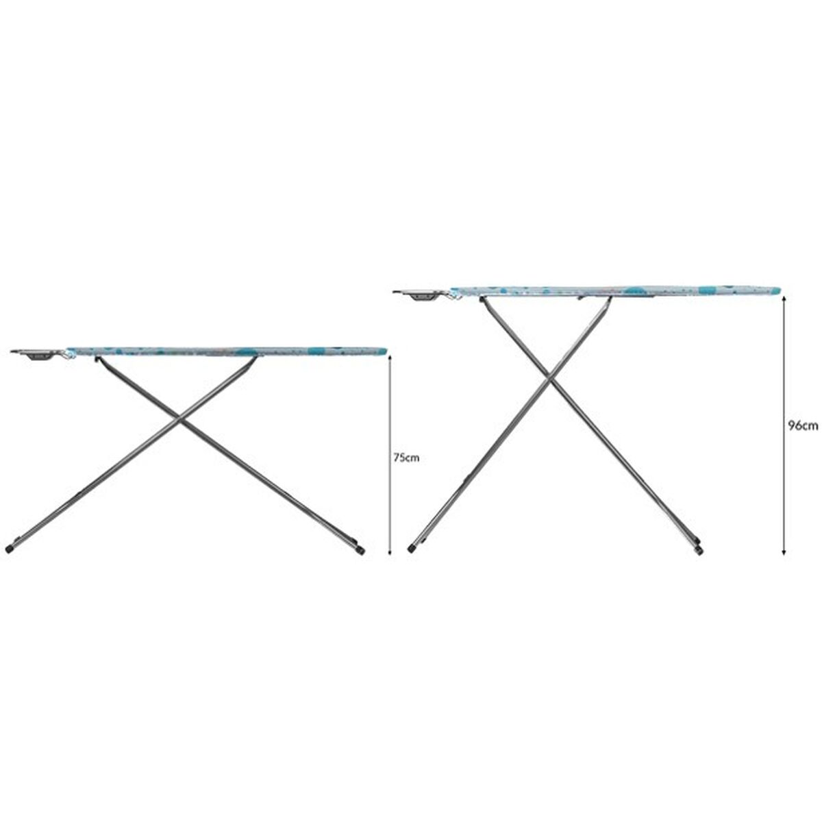 Strykbräda Vileda Star Tryck Skum Bomull Metall Rostfritt stål 120 x 38 cm - 4
