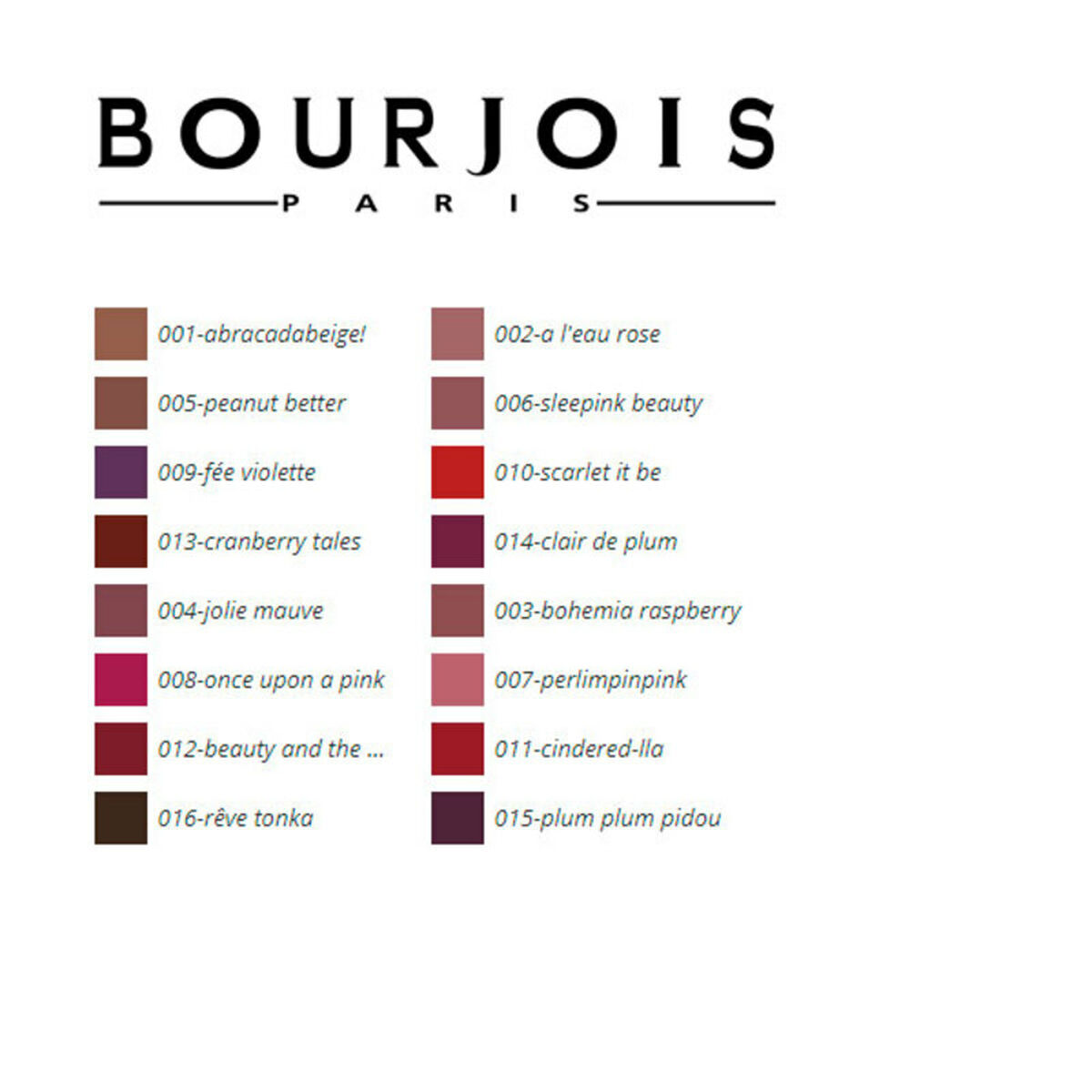 Läppstift Rouge Fabuleux Bourjois - 10