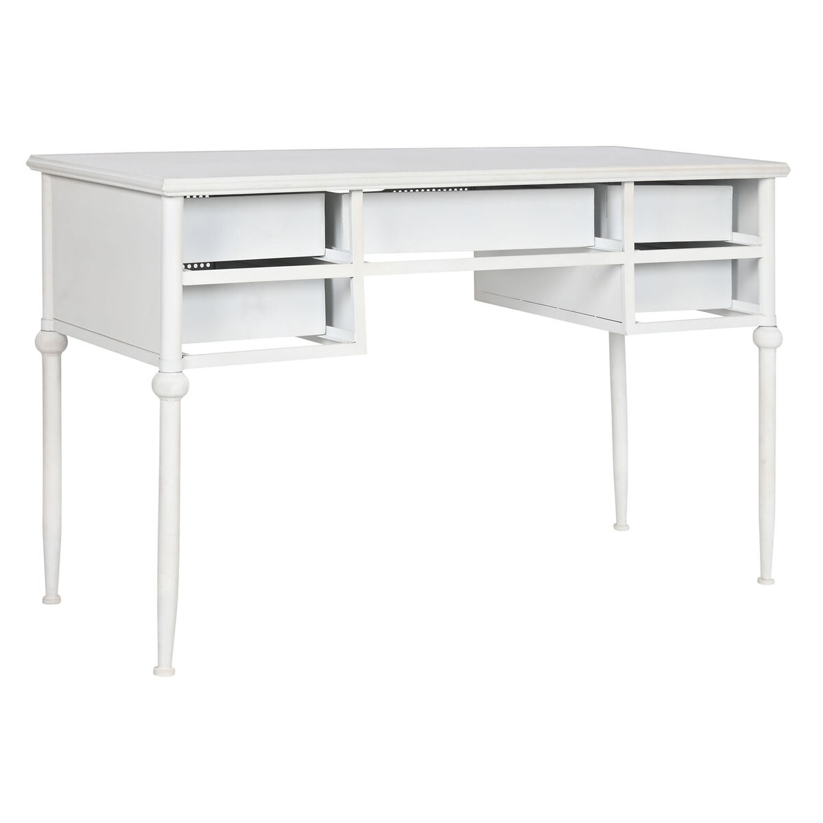 Skrivbord Home ESPRIT Vit Metall 122 x 50 x 76 cm - 2