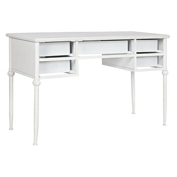 Skrivbord Home ESPRIT Vit Metall 122 x 50 x 76 cm