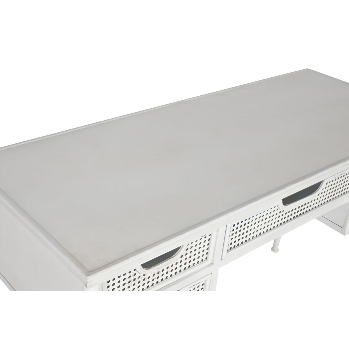 Skrivbord Home ESPRIT Vit Metall 122 x 50 x 76 cm - 4