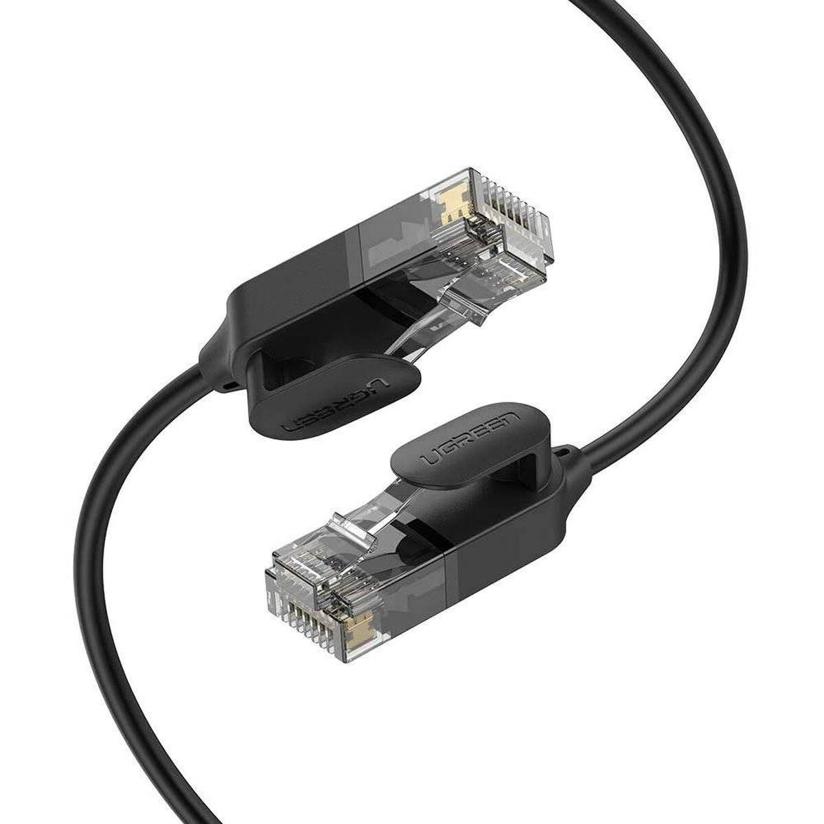 Nätkabel UTP Styv Kategori 6 Ugreen 70653 Svart 3 m - 2