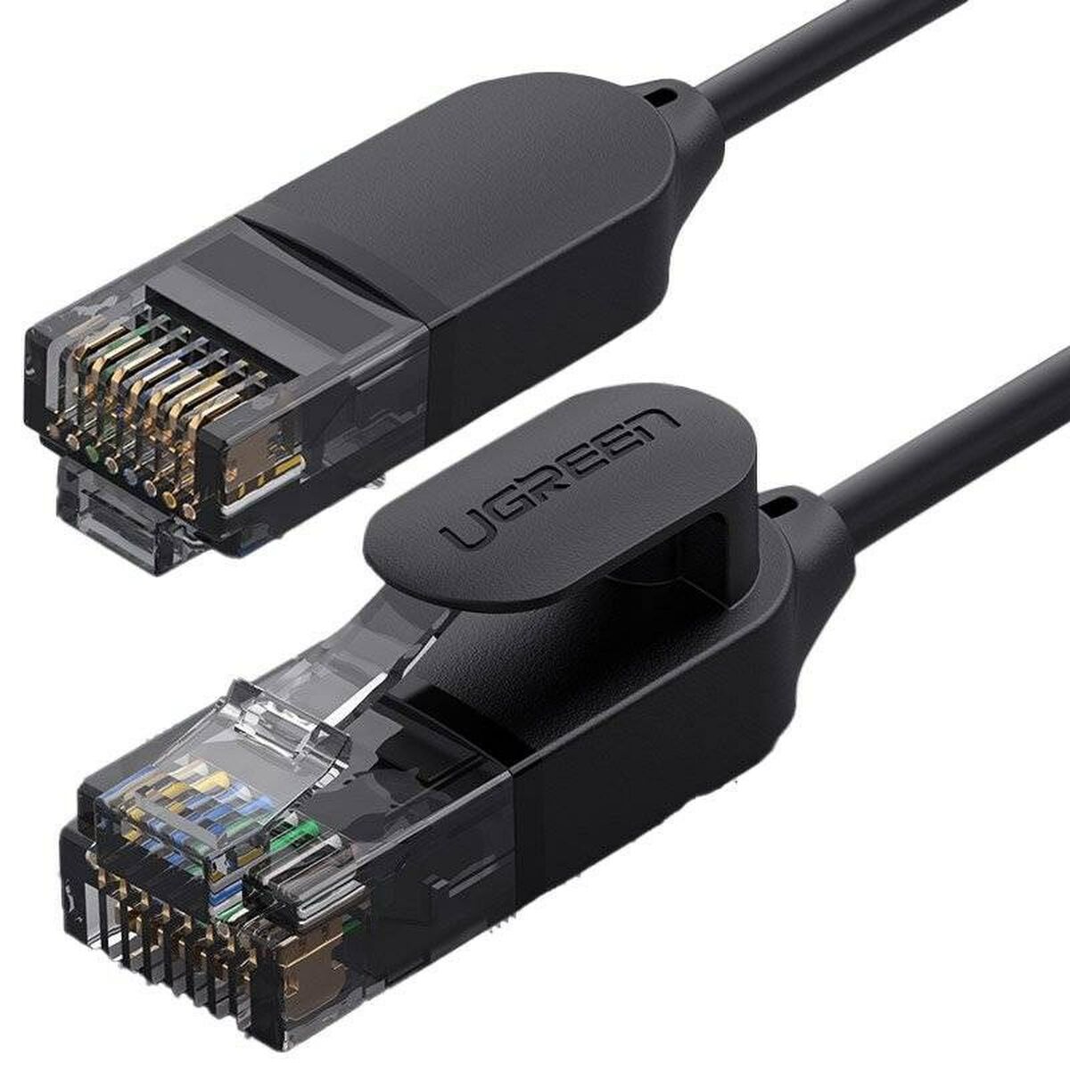 Nätkabel UTP Styv Kategori 6 Ugreen 70653 Svart 3 m