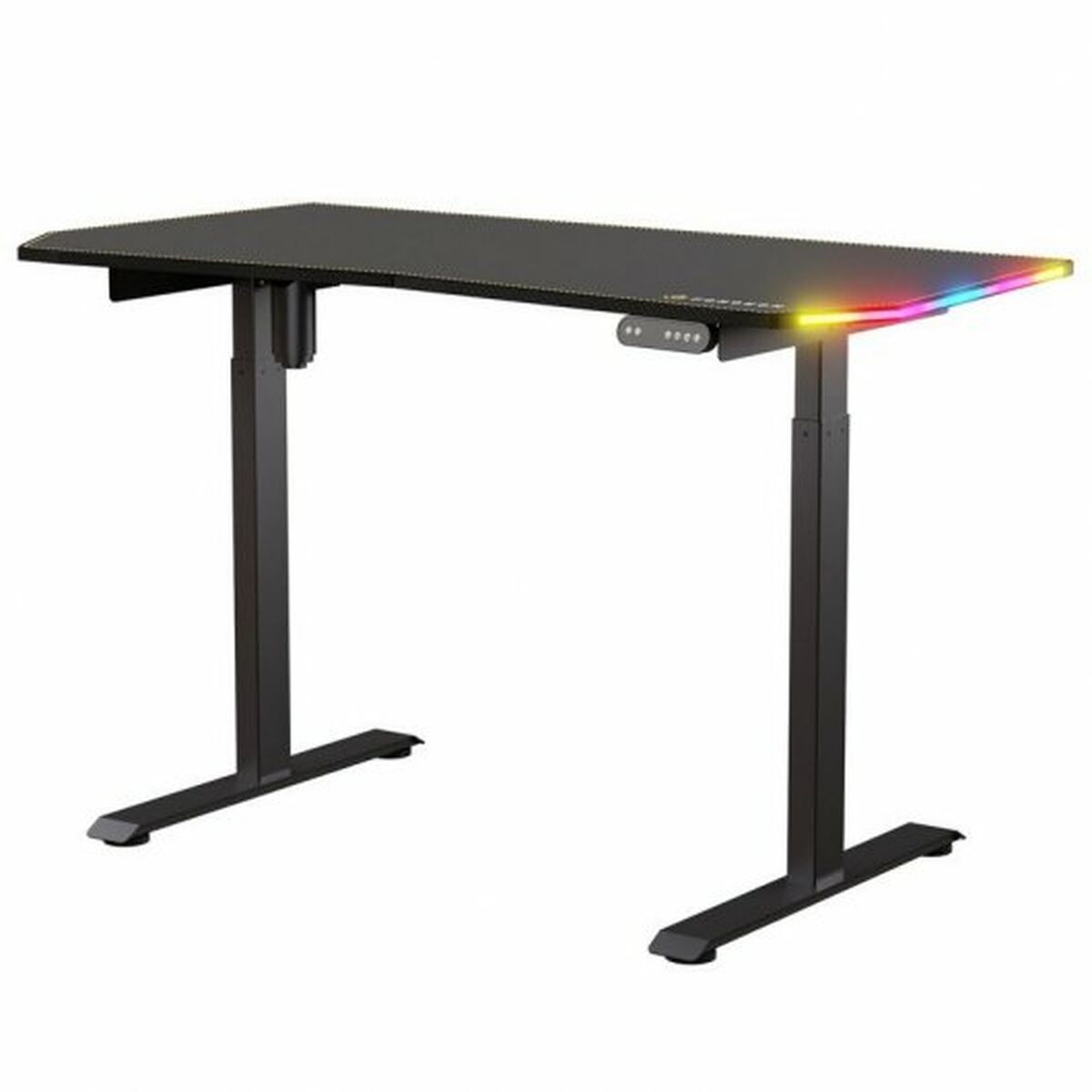 Skrivbord Gaming Forgeon Battleground 140 x 70 x 75 cm Svart - 7