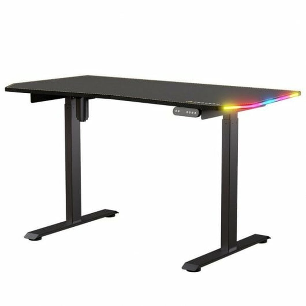 Skrivbord Gaming Forgeon Battleground 140 x 70 x 75 cm Svart - 6