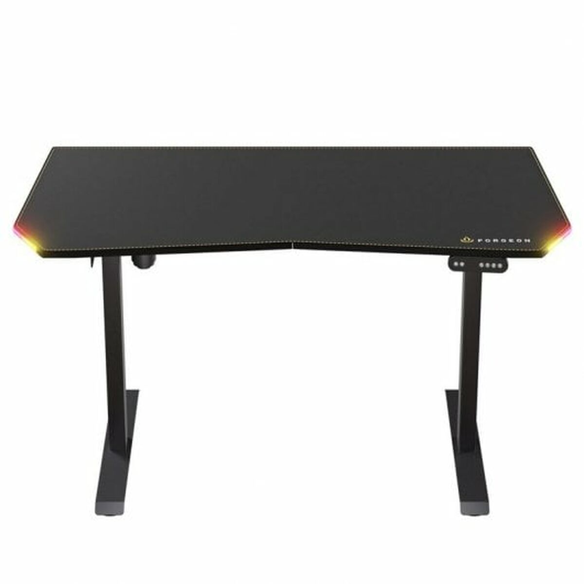 Skrivbord Gaming Forgeon Battleground 140 x 70 x 75 cm Svart
