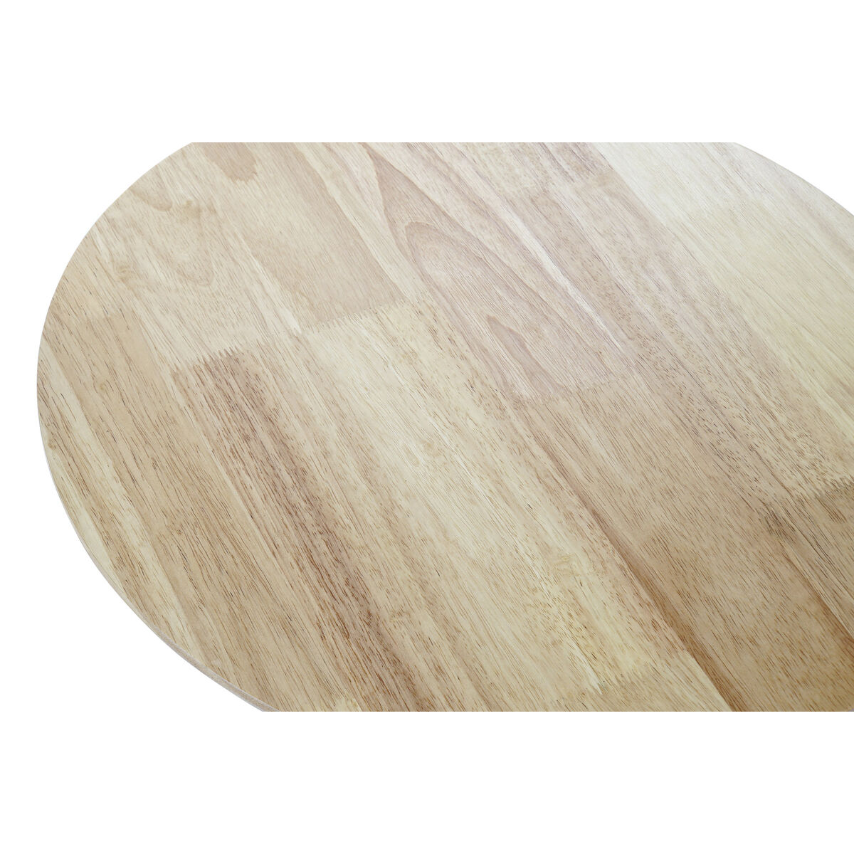 2-bordsset DKD Home Decor Vit Naturell Gummiträ 50 x 50 x 49,5 cm - 2