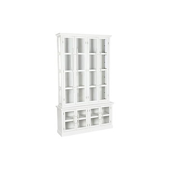 Visningsställ DKD Home Decor Trä Metall Glas Gran 129 x 33 x 212 cm