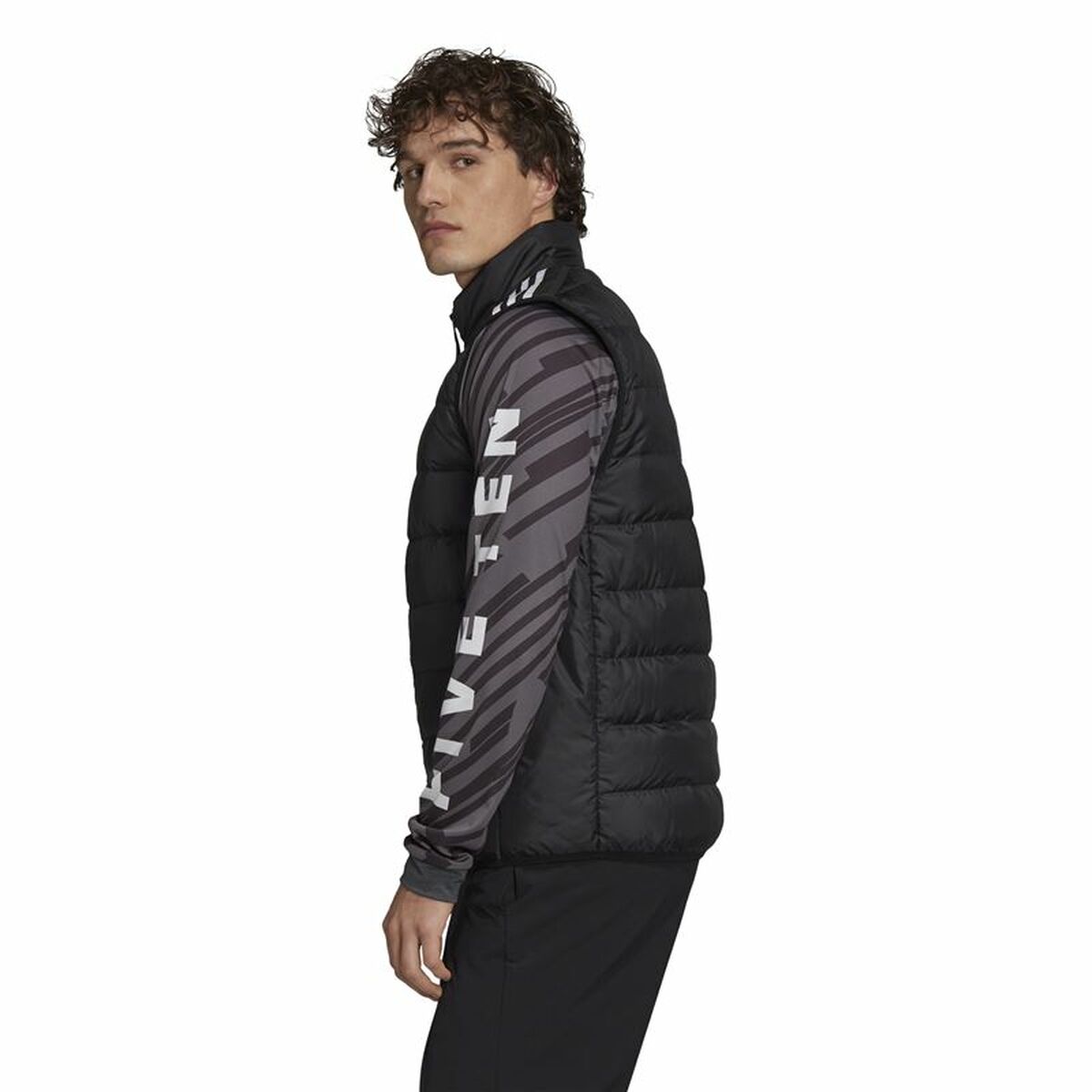 Träningsjacka Herr Adidas Svart (S) - 5