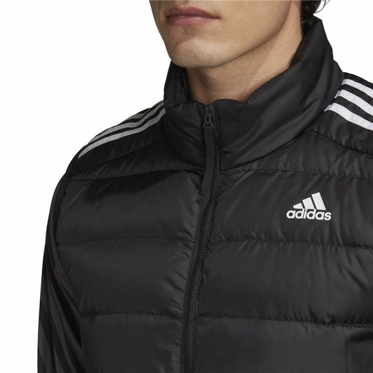Träningsjacka Herr Adidas Svart (S) - 6