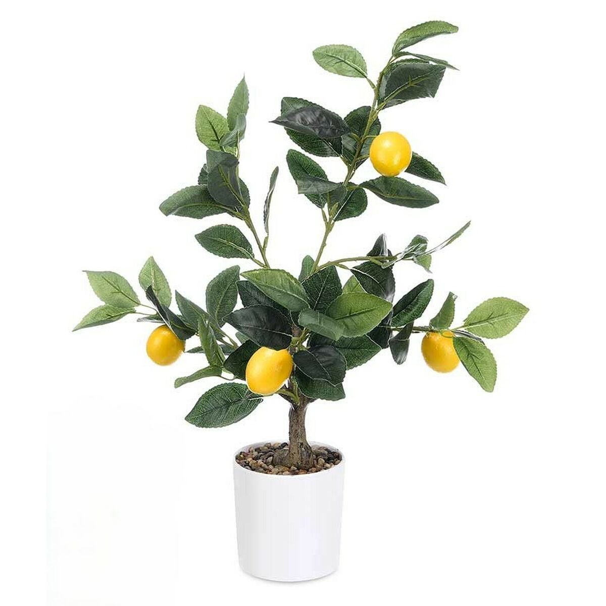 Dekorativ växt Ibergarden Skum Polyetylen Melamin Citronträd 40 x 58 x 38 cm (6 antal) - 2