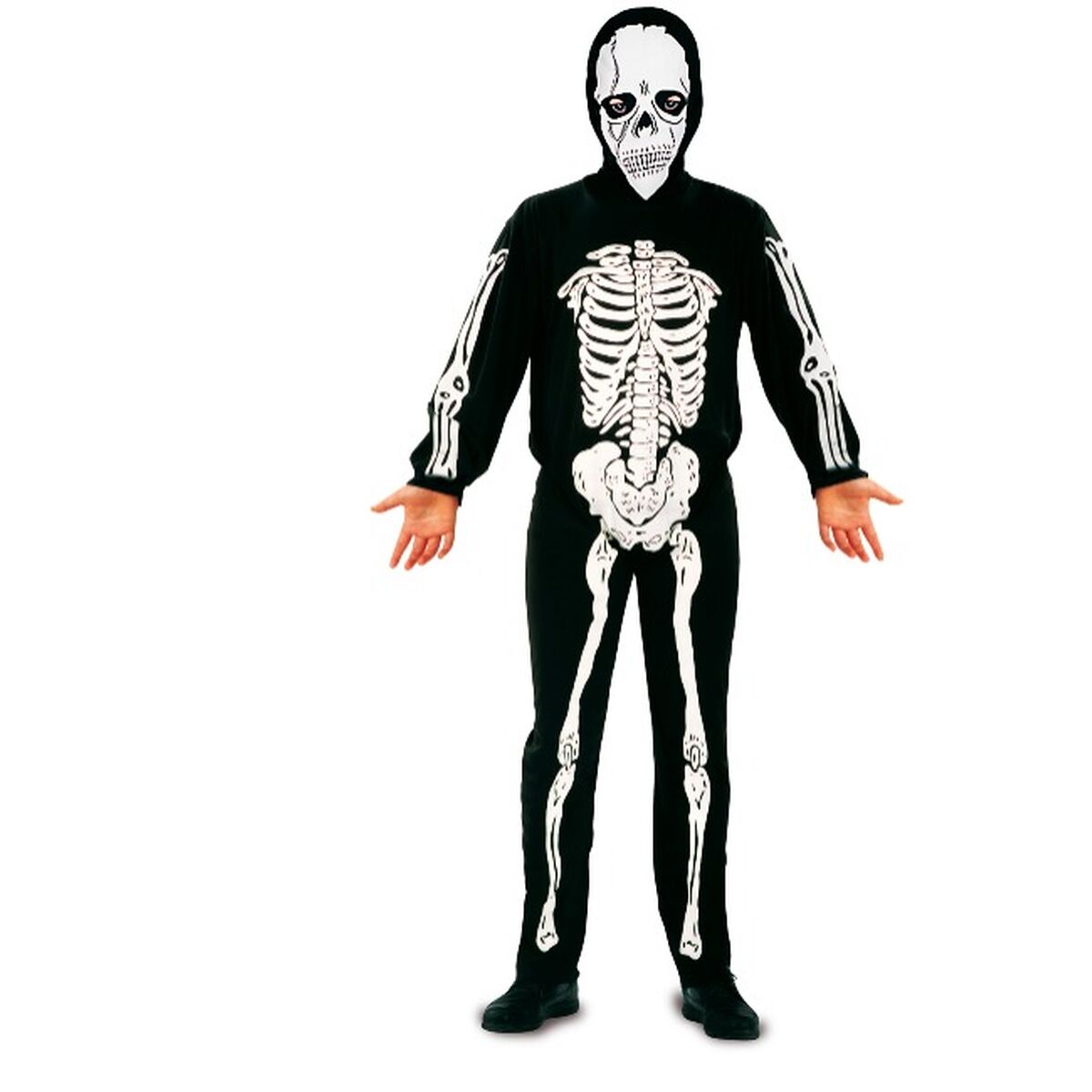 Maskeraddräkt för barn My Other Me Skelett 3-4 år (2 Delar) - 2
