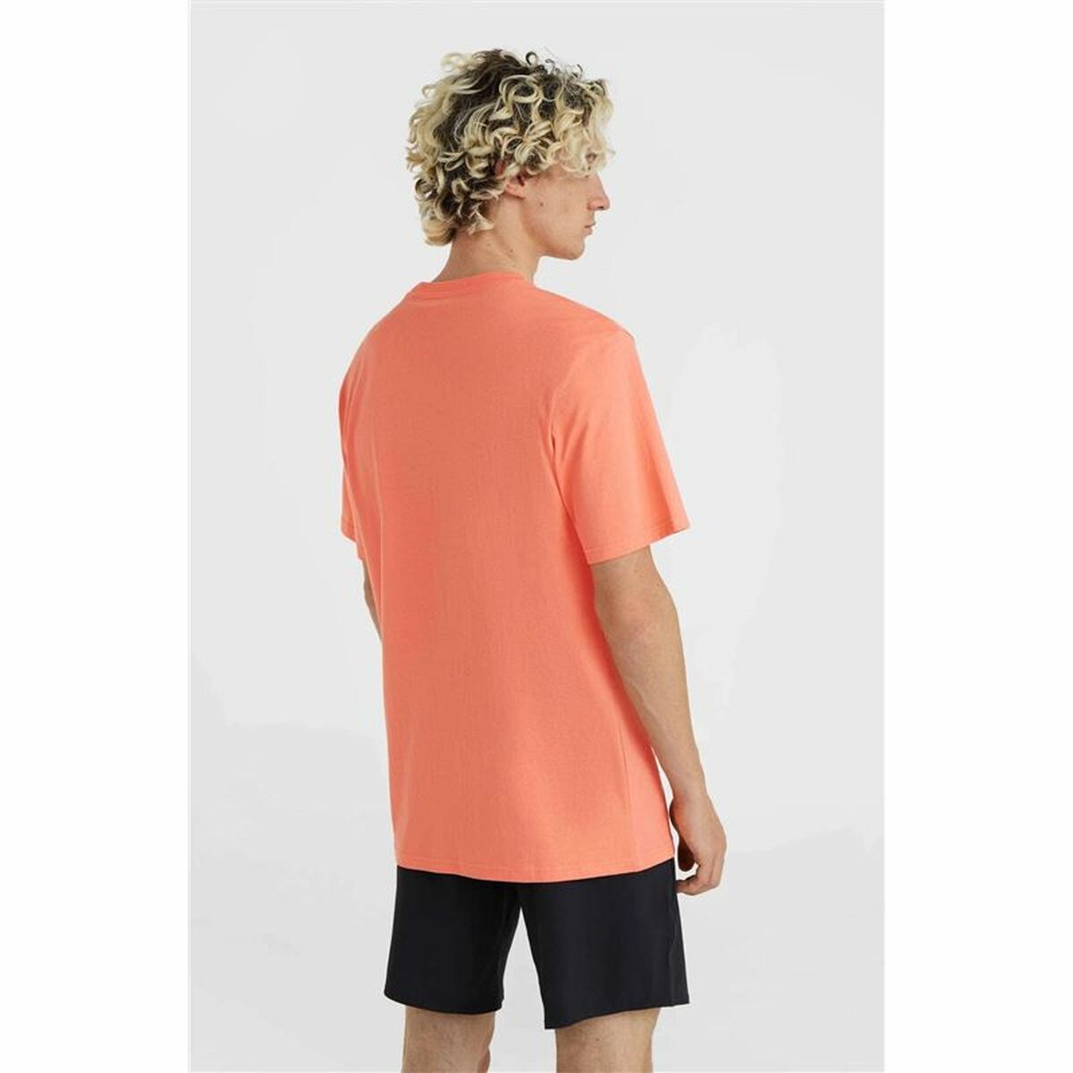 T-shirt med kortärm Herr O'Neill Jack Neon Living Orange - 4