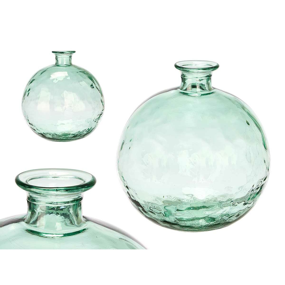 Prydnadsfigur Gift Decor Transparent Labda Flaska 7 L 25 x 27 x 25 cm (2 antal) - 3