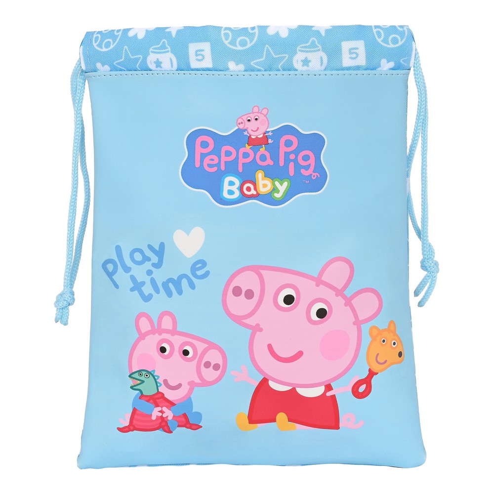 Mellanmålsväska Peppa Pig Baby Blå