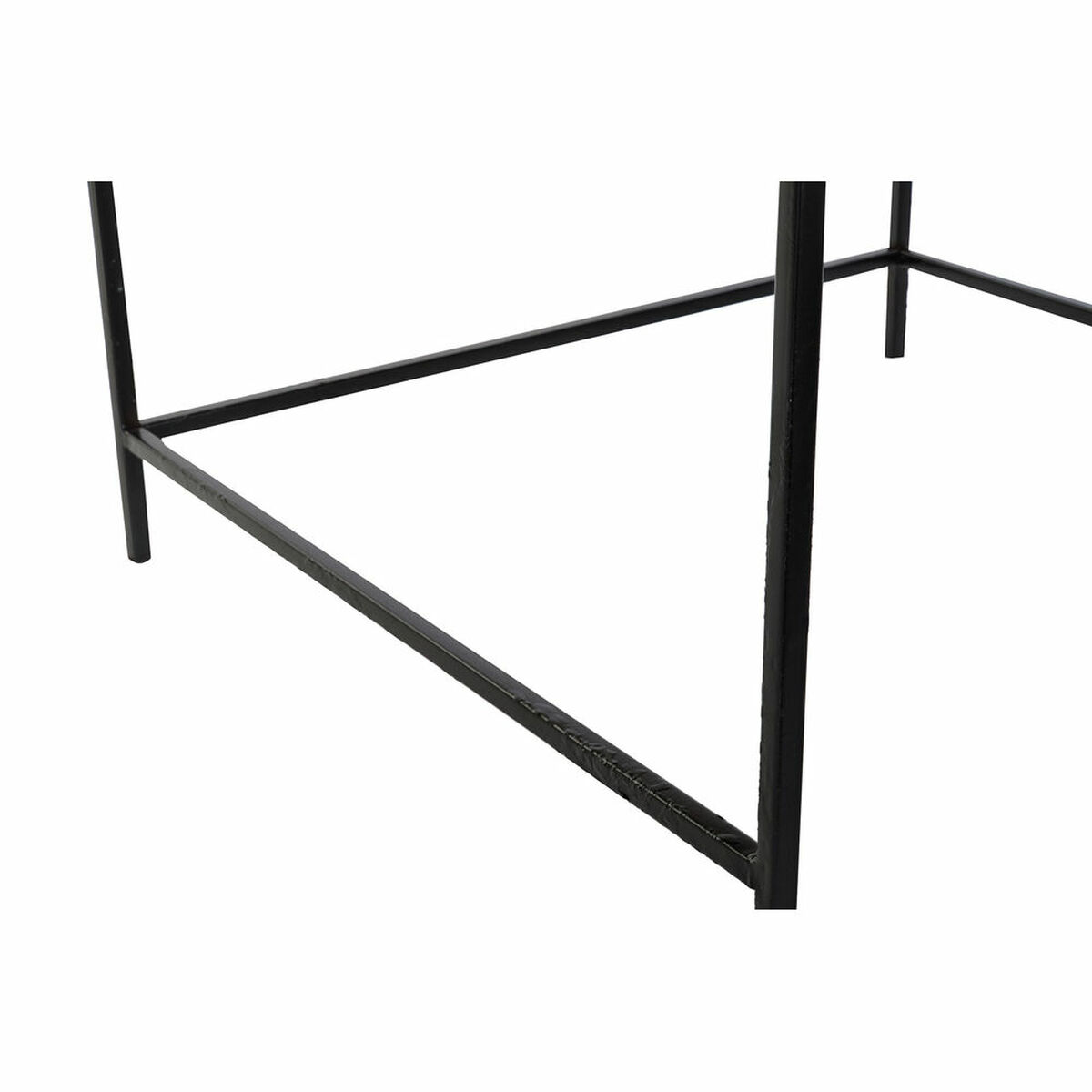 Sidobord DKD Home Decor 61 x 61 x 49 cm Svart Gyllene Stål Aluminium - 9