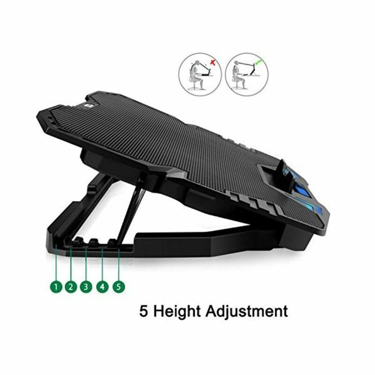 Kylplatta Gaming till laptop Ewent EW1259 17" - 3