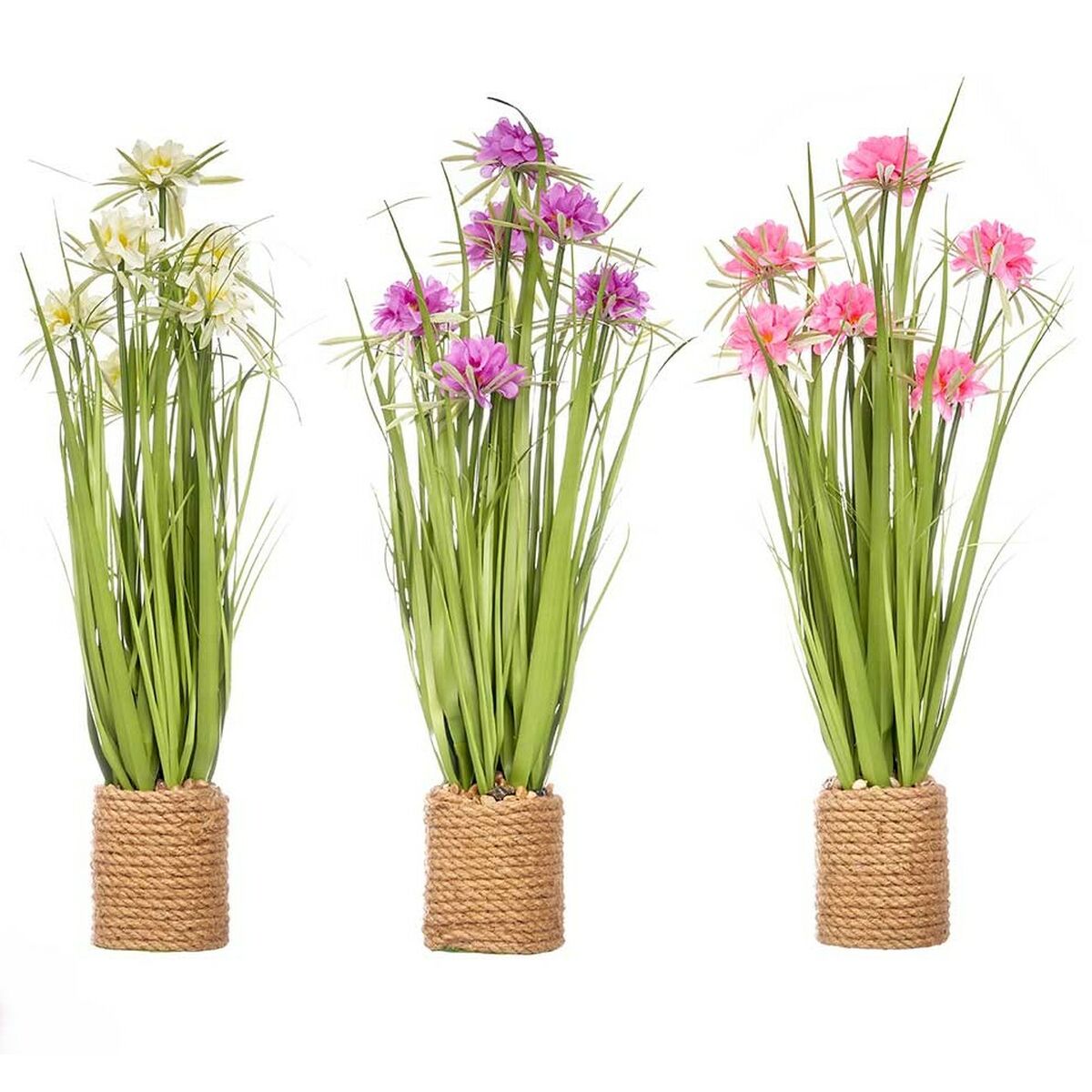 Dekorativ växt Ibergarden Snöre Plast Sten 30 x 70 x 30 cm (3 antal) - 3