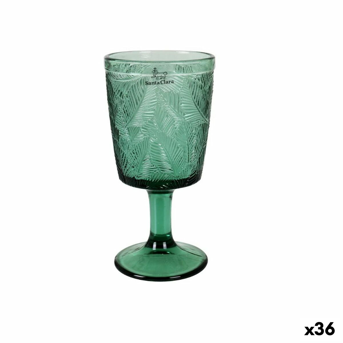 Vinglas Santa Clara Turia 320 ml Grön (36 antal) - 3