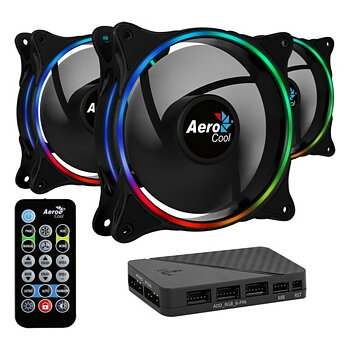 Fläkt Aerocool Eclipse 12 Pro Ø 12 cm RGB (3 pcs)