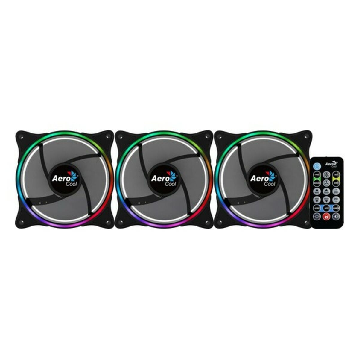 Fläkt Aerocool Eclipse 12 Pro Ø 12 cm RGB (3 pcs) - 2