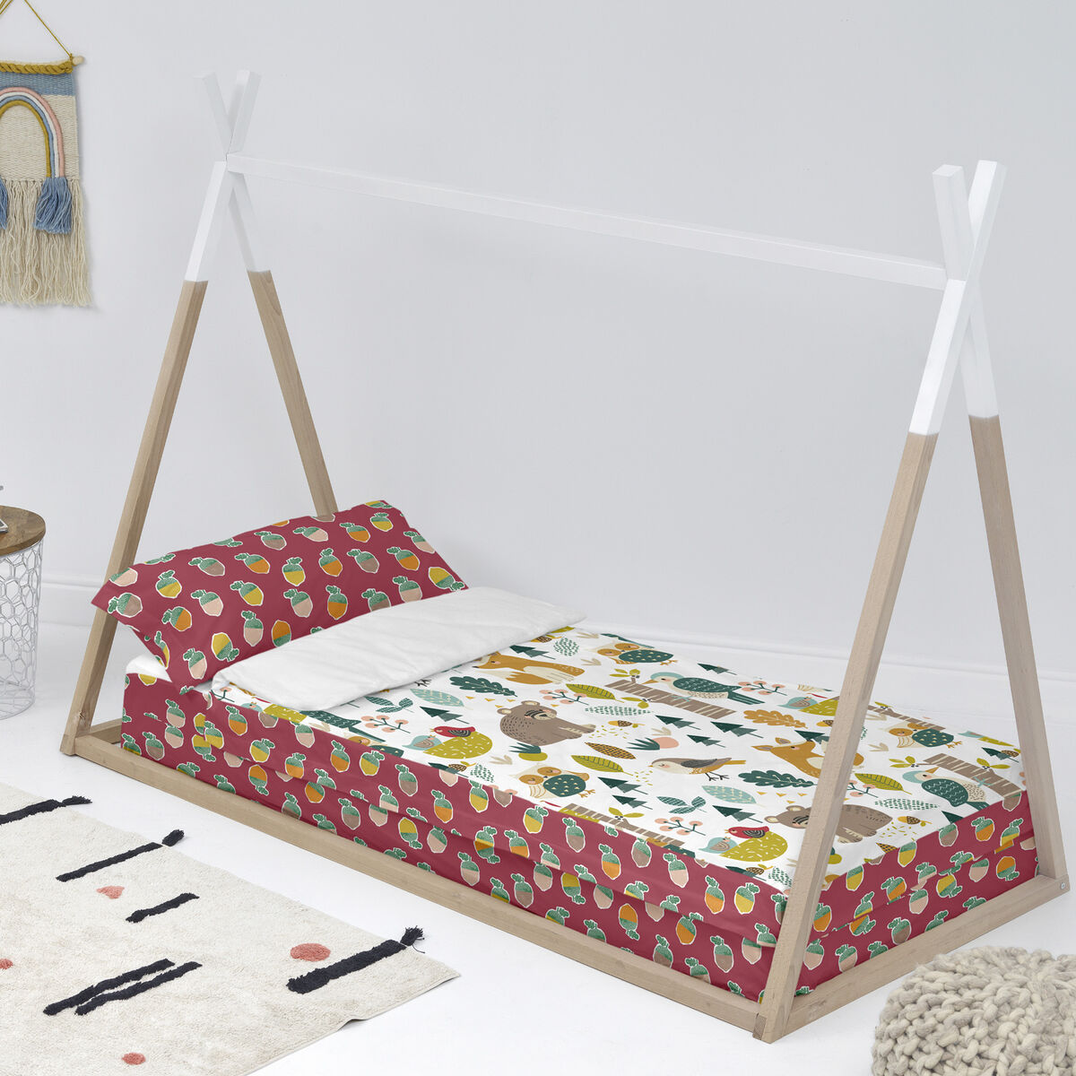 Vadderat täcke HappyFriday Moshi Moshi Harvestwood Multicolour 105 x 200 cm - 2