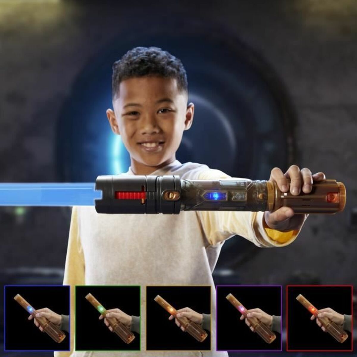 Playset Hasbro Master Force Colors Lightsaber - 4