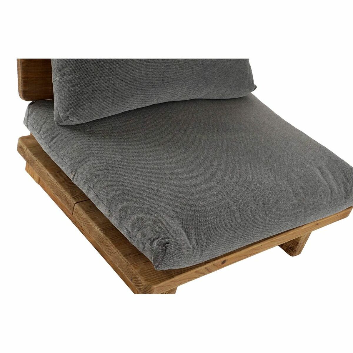 Soffa DKD Home Decor Brun Grå Polyester Bomull Trä Furu (95 x 88 x 75 cm) - 2
