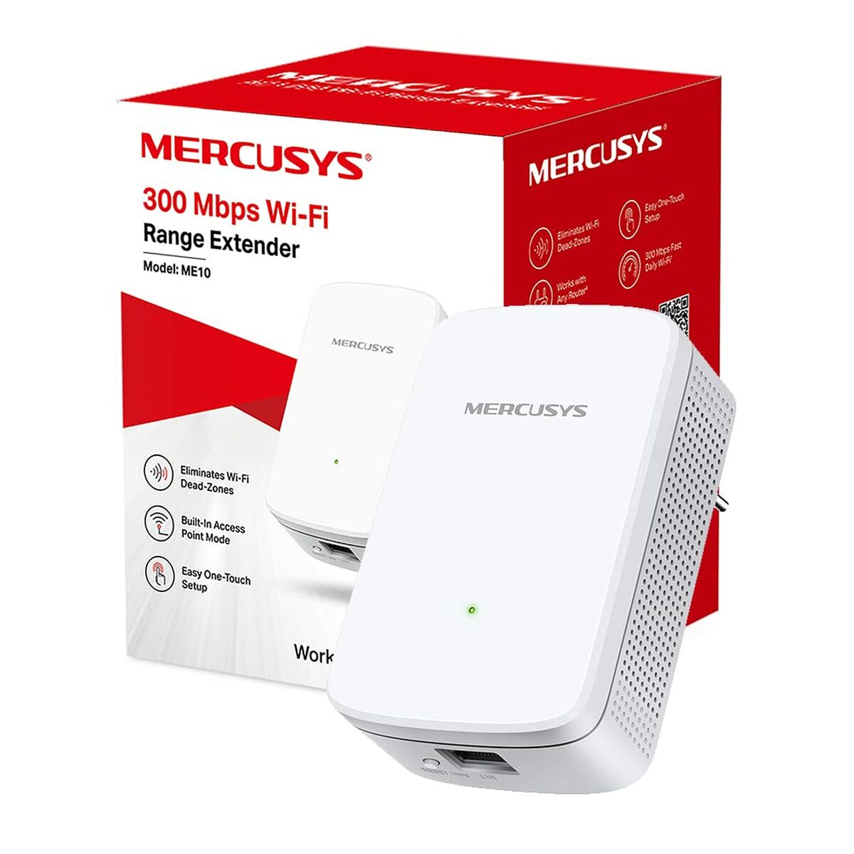 Anslutningspunkt Mercusys ME10 Vit - 8