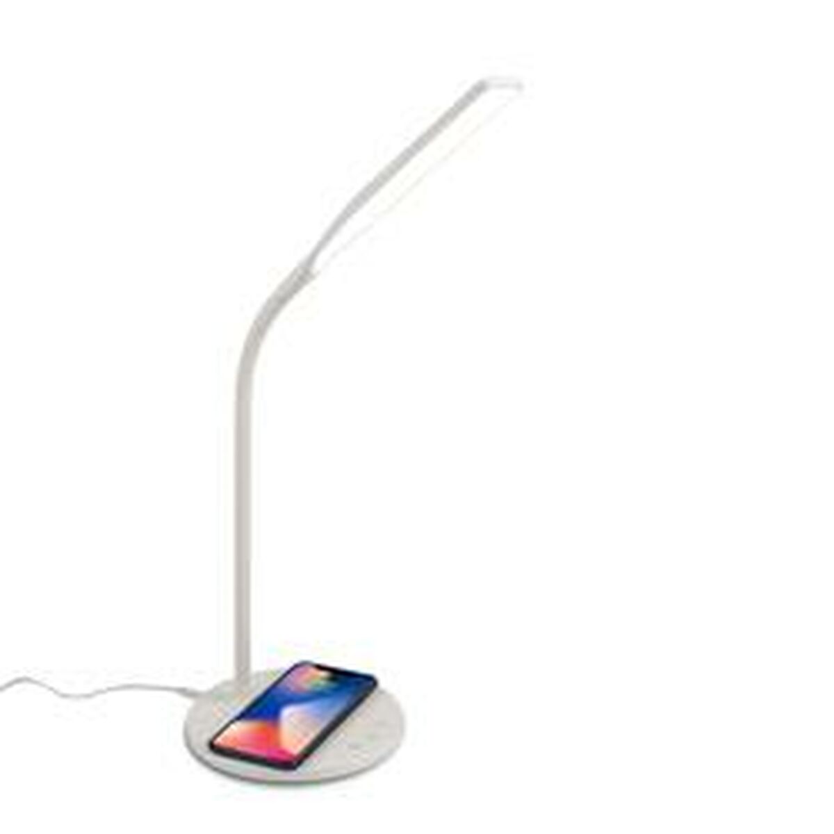 LED-lampa med trådlös laddare för smartphones Celly WLLIGHT10WWH