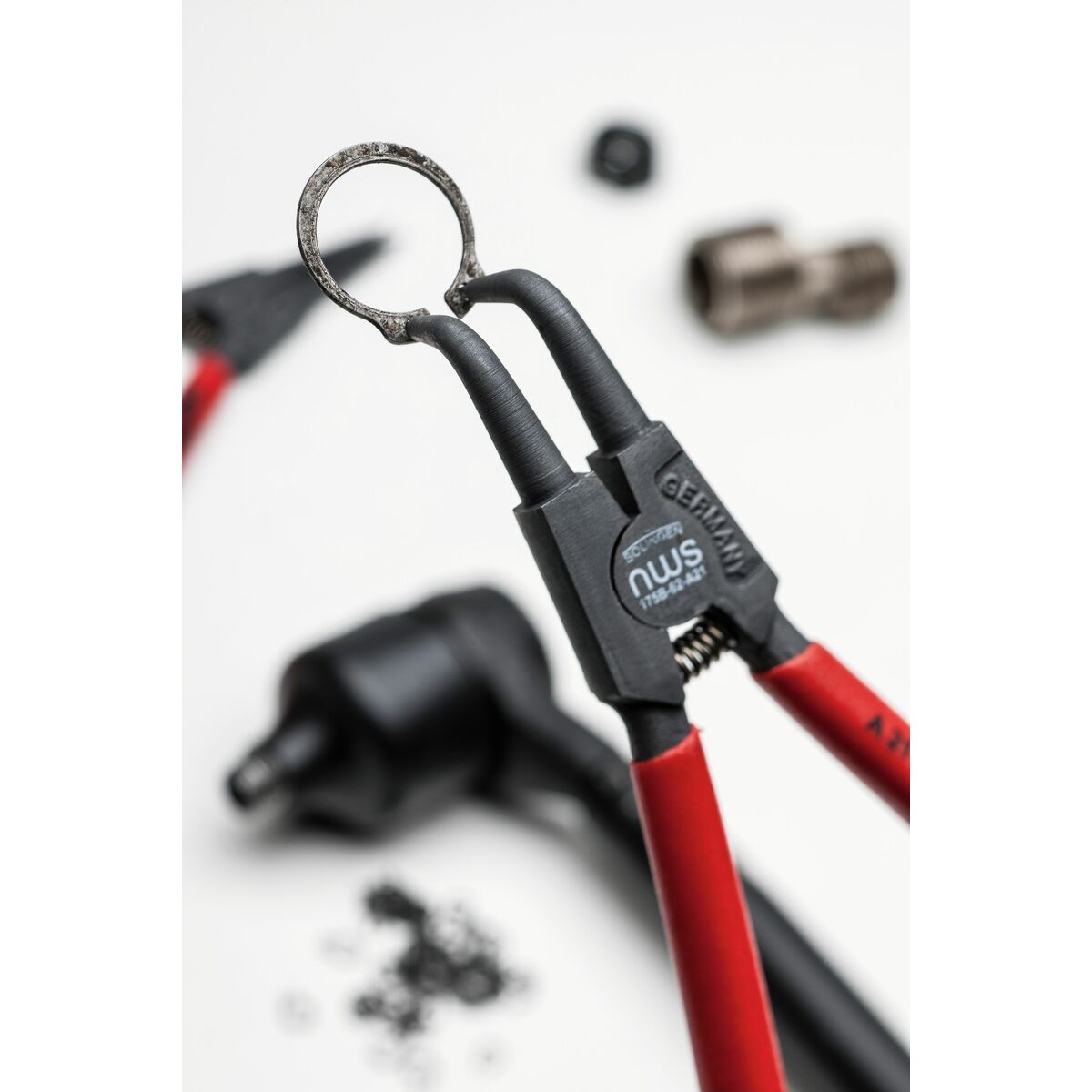 Säkringsrings-tång NWS Böjd - 3