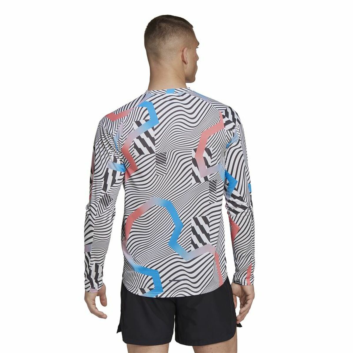 T-shirt med lång ärm Herr Adidas Terrex Primeblue Trail Vit - 11