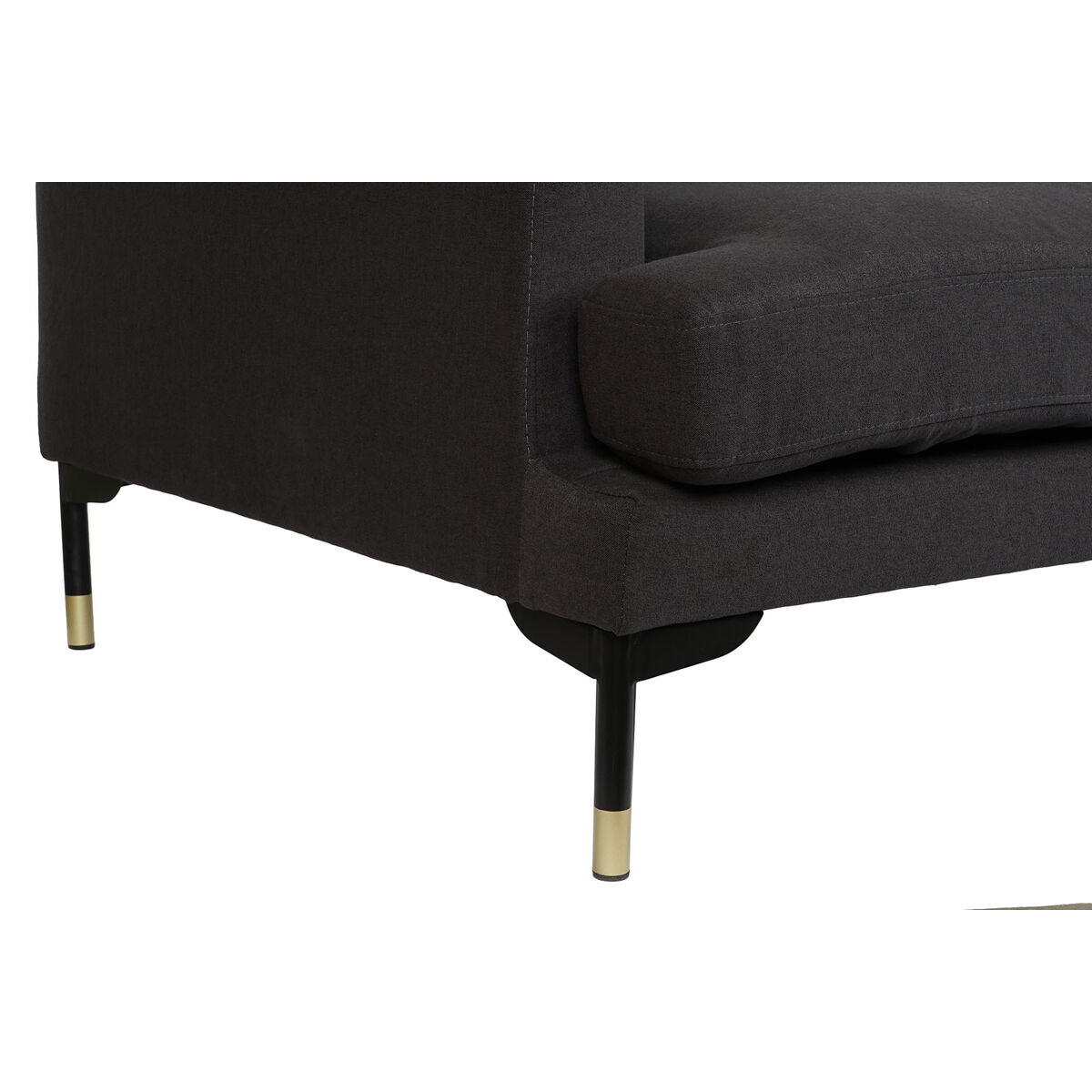 Schäslong DKD Home Decor Grå Metall 250 x 160 x 85 cm - 4
