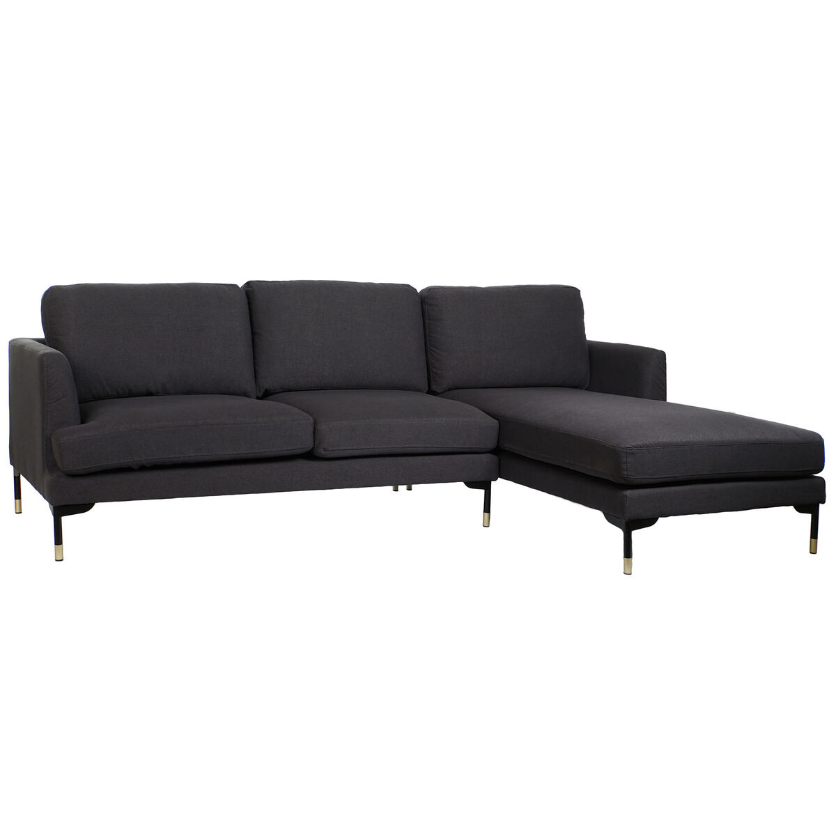 Schäslong DKD Home Decor Grå Metall 250 x 160 x 85 cm