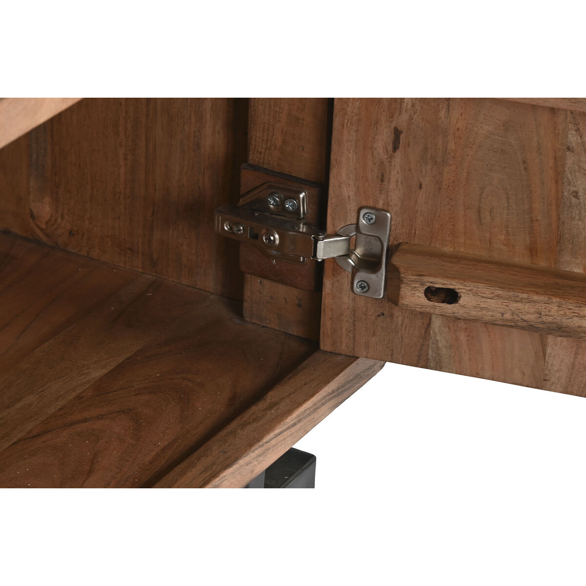 TV-möbler Home ESPRIT Brun Metall Akaciaträ 148 x 45 x 55 cm - 4