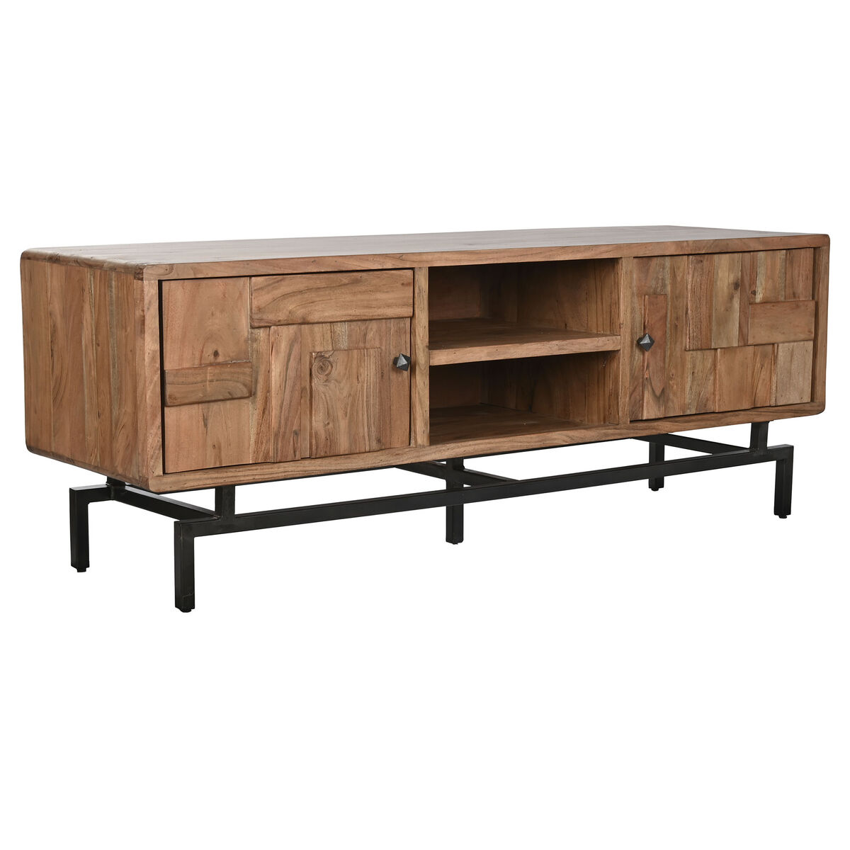 TV-möbler Home ESPRIT Brun Metall Akaciaträ 148 x 45 x 55 cm