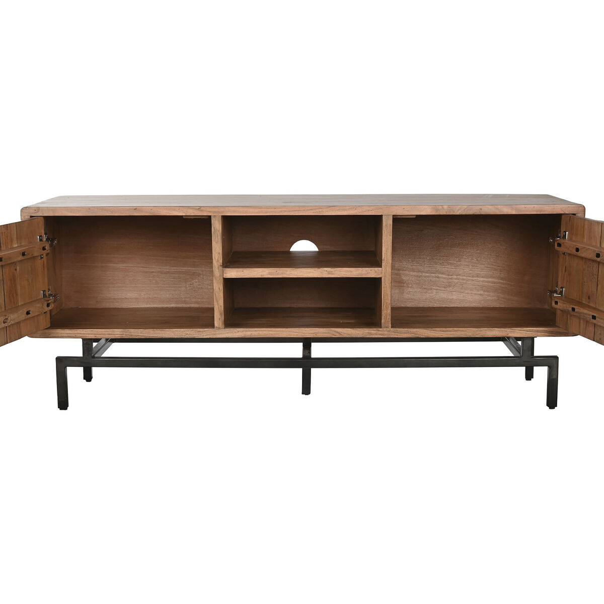 TV-möbler Home ESPRIT Brun Metall Akaciaträ 148 x 45 x 55 cm - 3