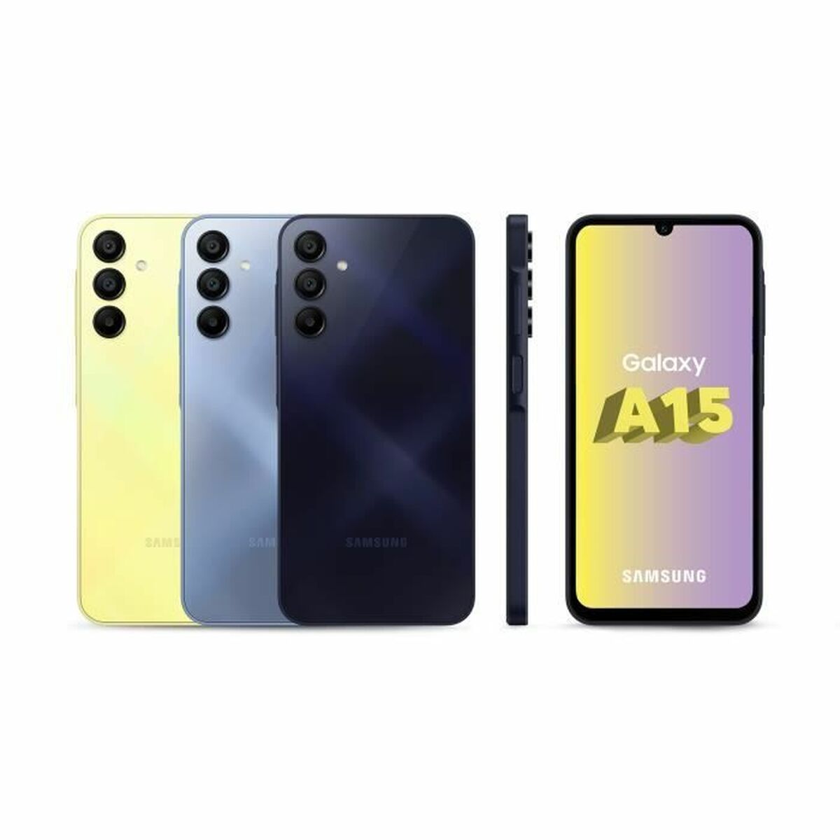 Smartphone Samsung SM-A155FZYDEUB MediaTek Helio G99 4 GB RAM 128 GB Gul - 6