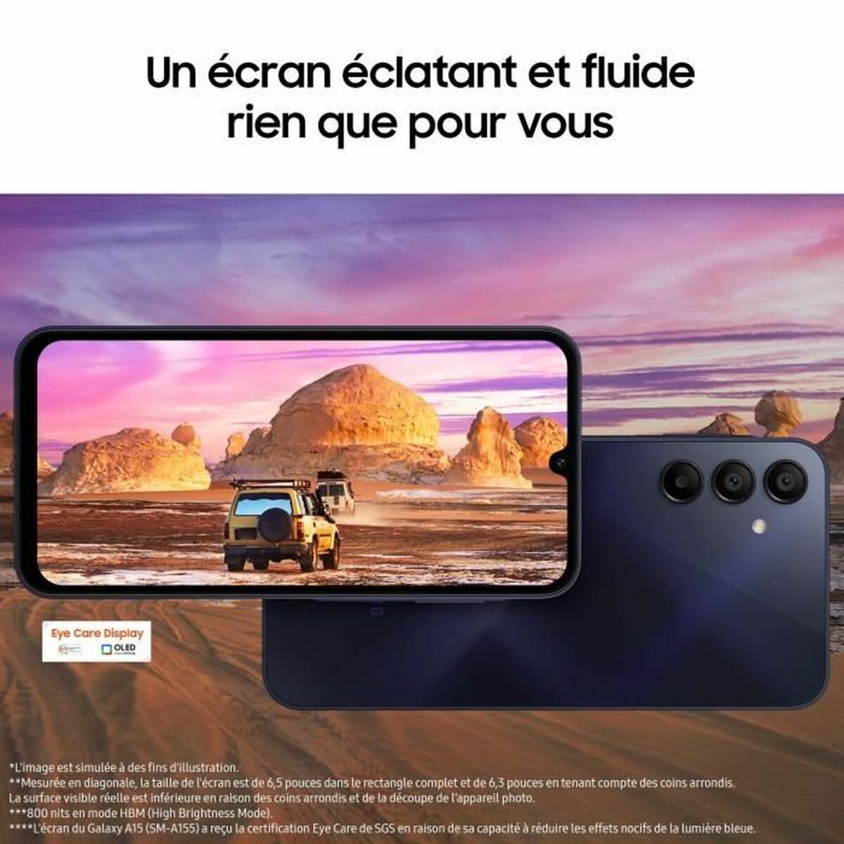 Smartphone Samsung SM-A155FZYDEUB MediaTek Helio G99 4 GB RAM 128 GB Gul - 4