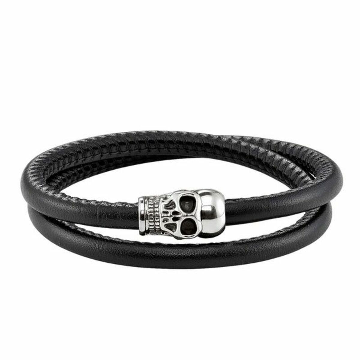 Unisexarmband Thomas Sabo UB0010-825-11 Silvrig Svart 15 cm - 2
