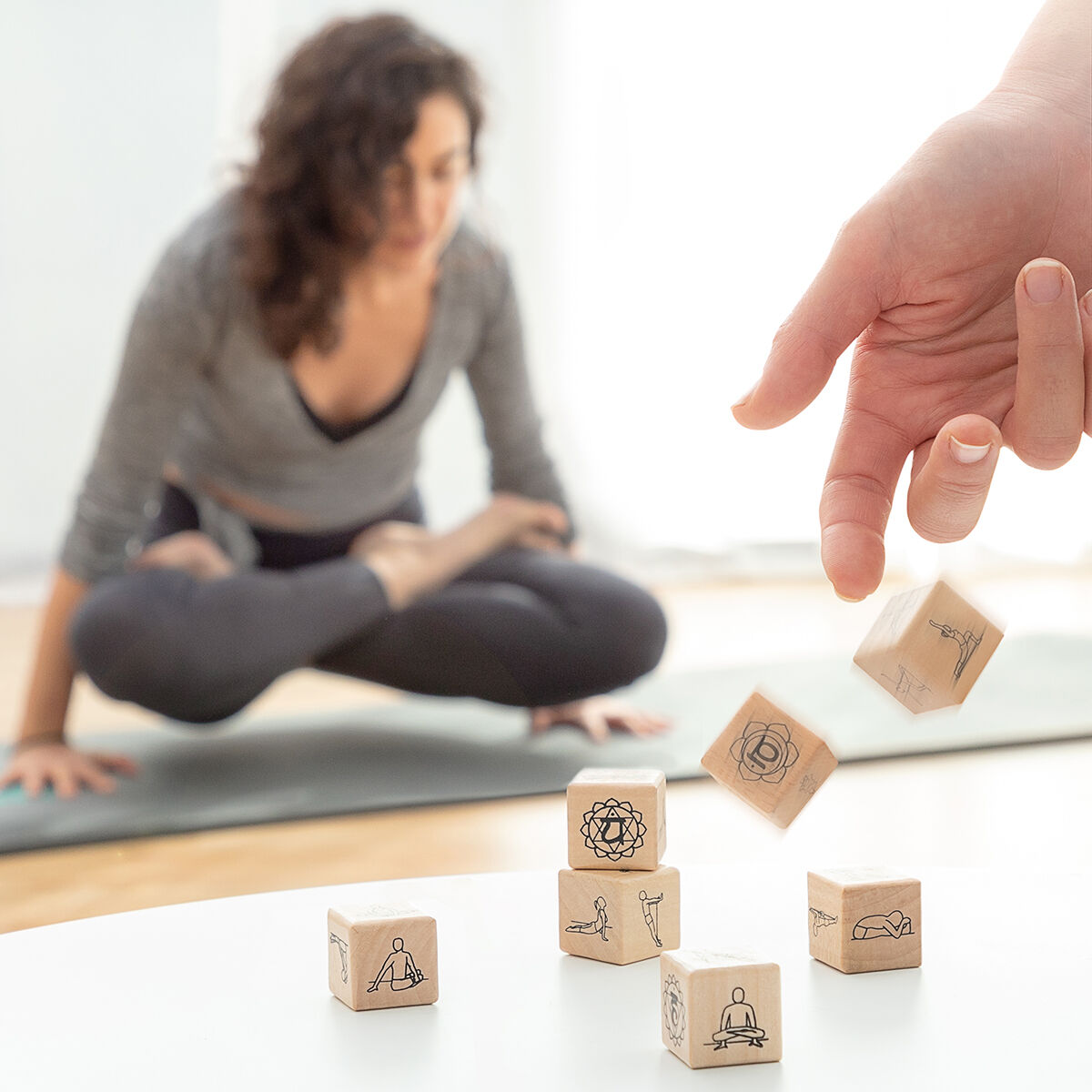 Yoga tärningsspel Anandice InnovaGoods 7 antal - 19