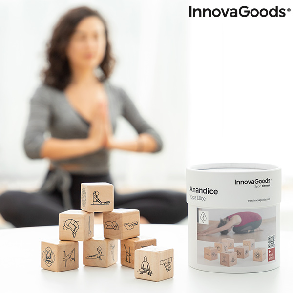 Yoga tärningsspel Anandice InnovaGoods 7 antal