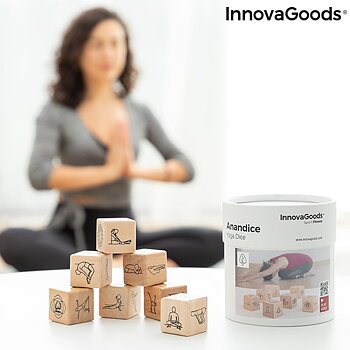 Yoga tärningsspel Anandice InnovaGoods 7 antal